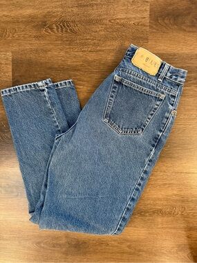 Vintage Blue High-Rise Straight Leg Jeans